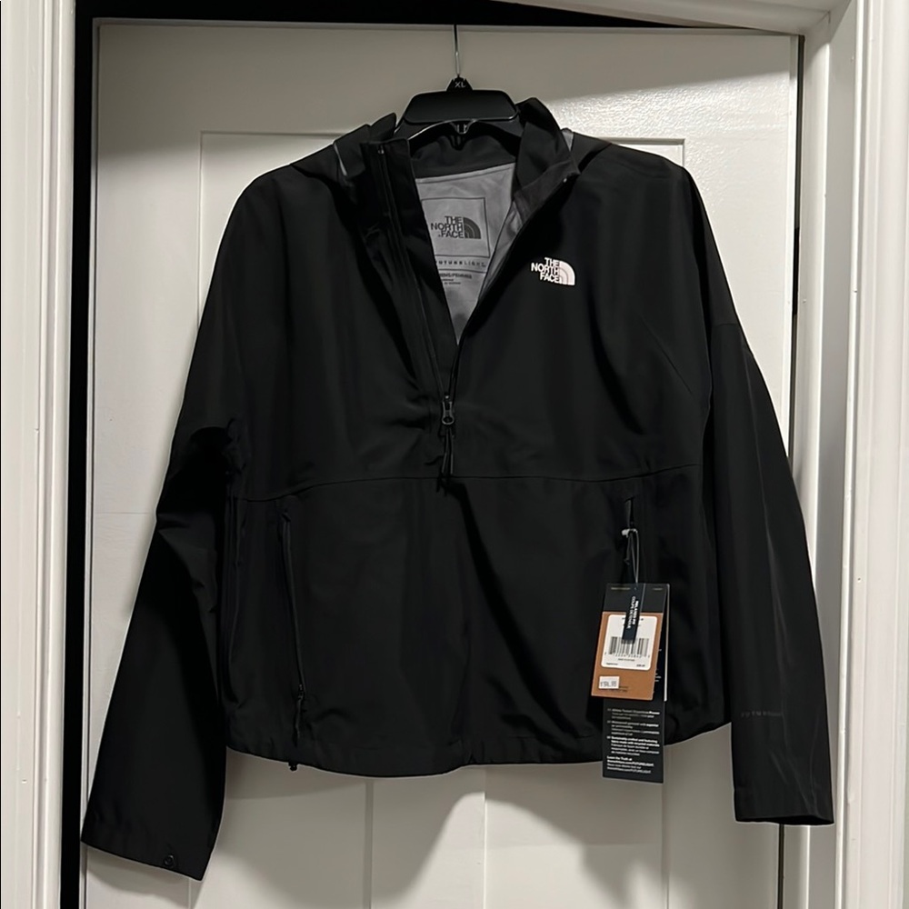 The North Face Black Hooded Jacket (NWT)